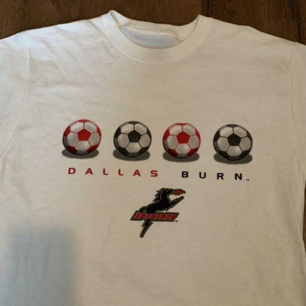 Mls Soccer Dallas Burn  Retro Tee